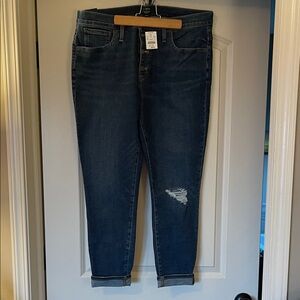 JCrew 9” Mid-Rise Skinny Jeans